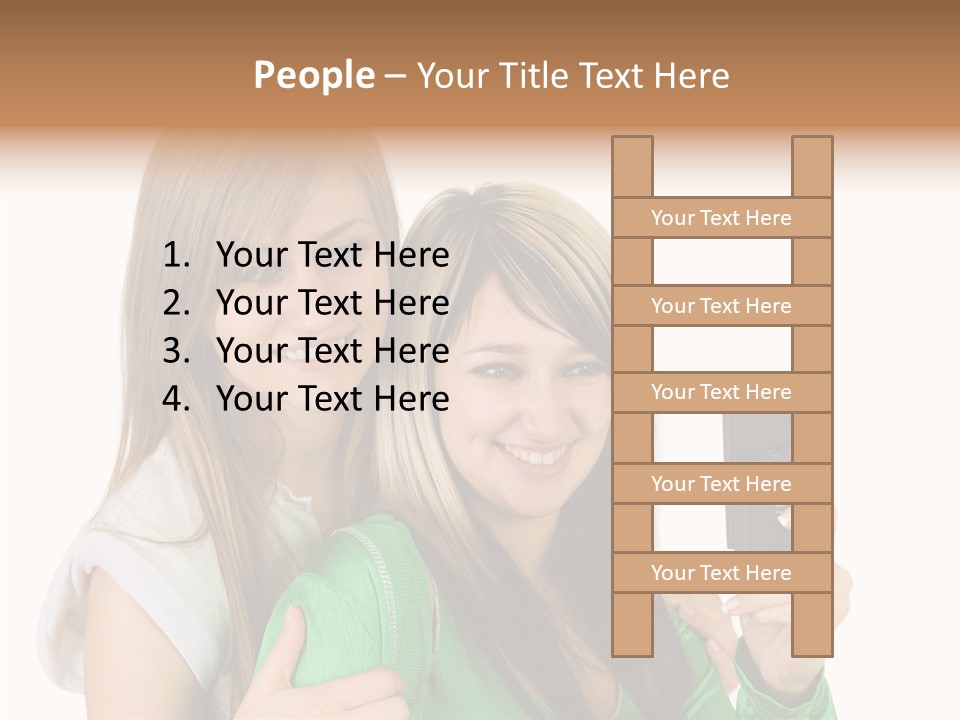 Together Character Figure PowerPoint Template