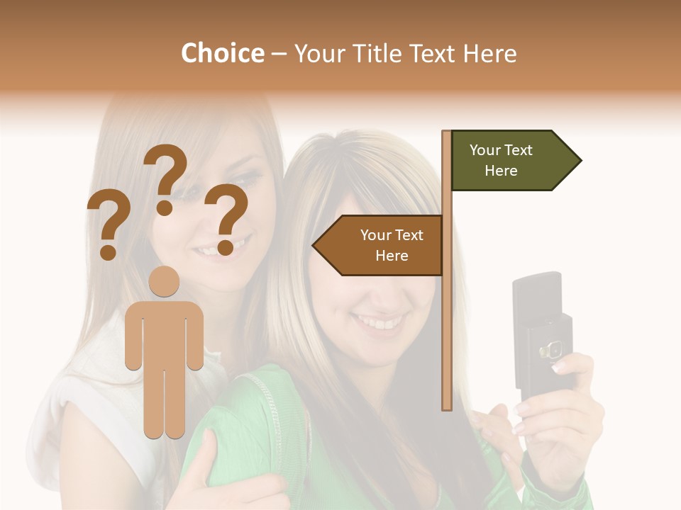 Together Character Figure PowerPoint Template