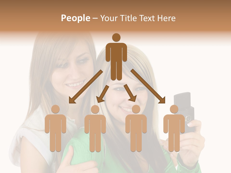 Together Character Figure PowerPoint Template