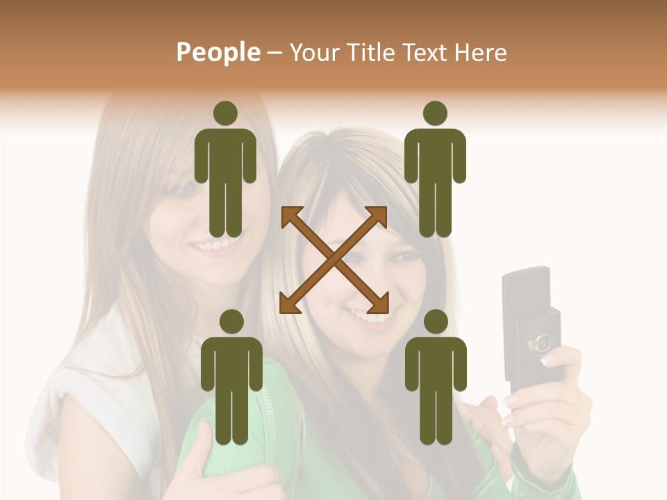 Together Character Figure PowerPoint Template
