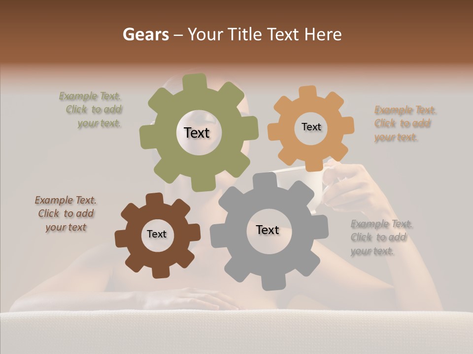 Coffee Fashion Dark PowerPoint Template