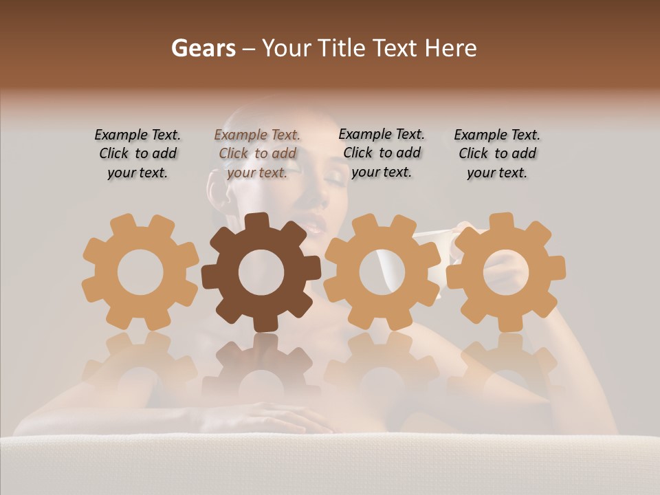 Coffee Fashion Dark PowerPoint Template