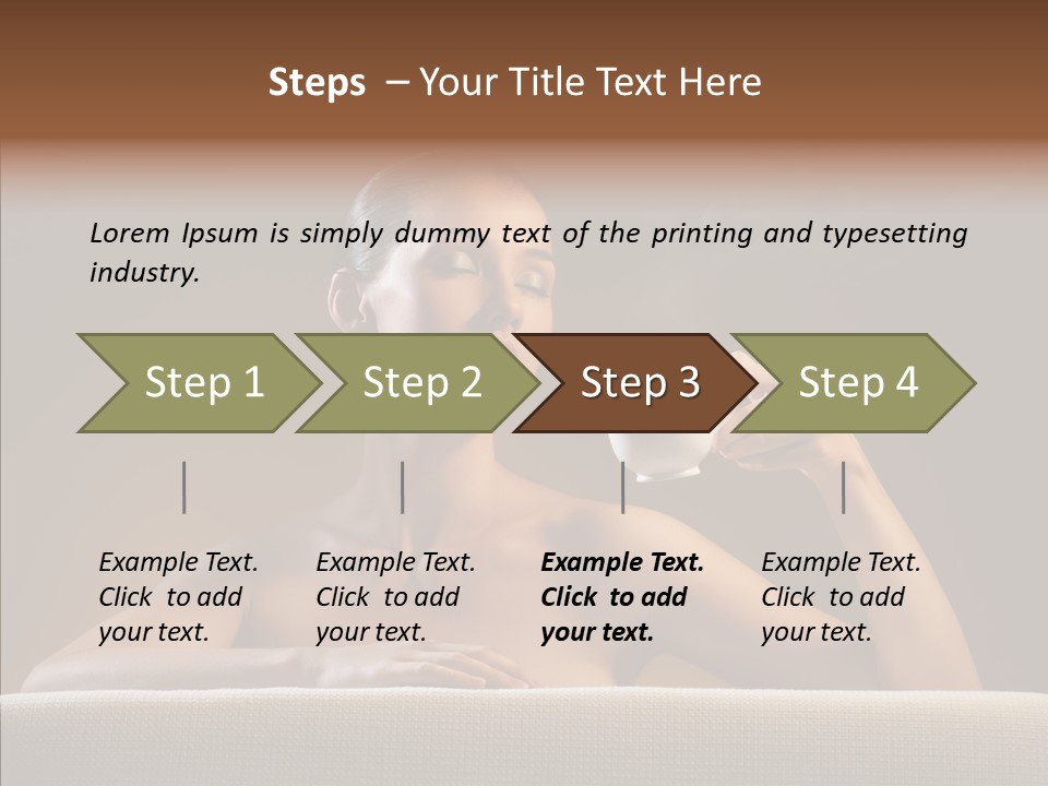 Coffee Fashion Dark PowerPoint Template