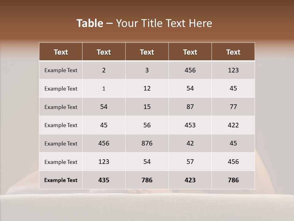 Coffee Fashion Dark PowerPoint Template