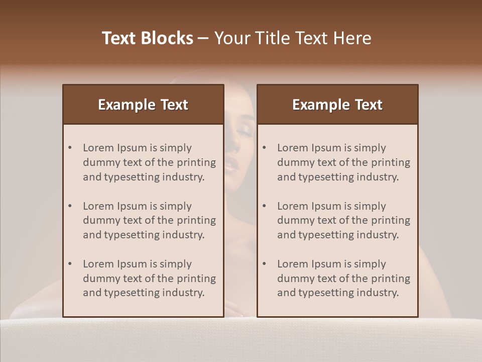 Coffee Fashion Dark PowerPoint Template