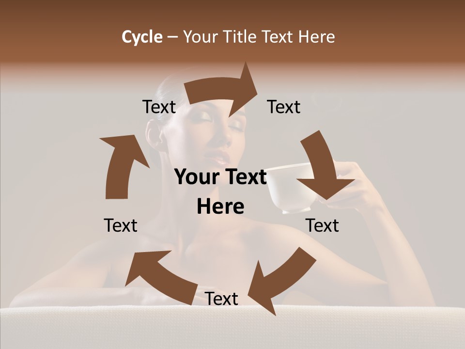 Coffee Fashion Dark PowerPoint Template