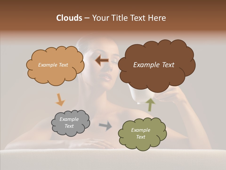 Coffee Fashion Dark PowerPoint Template