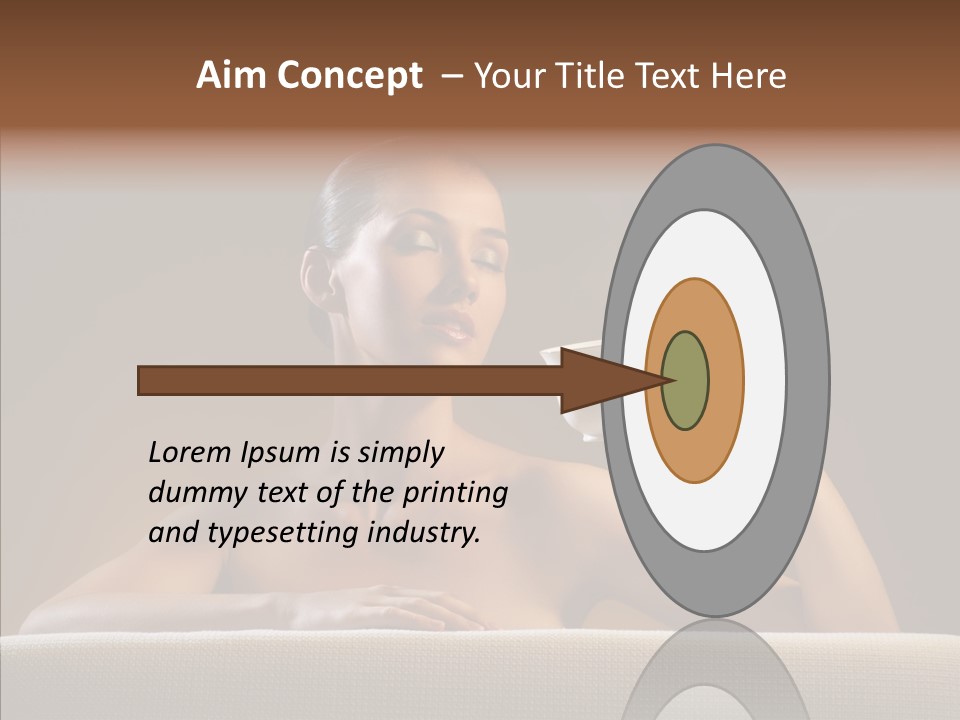 Coffee Fashion Dark PowerPoint Template