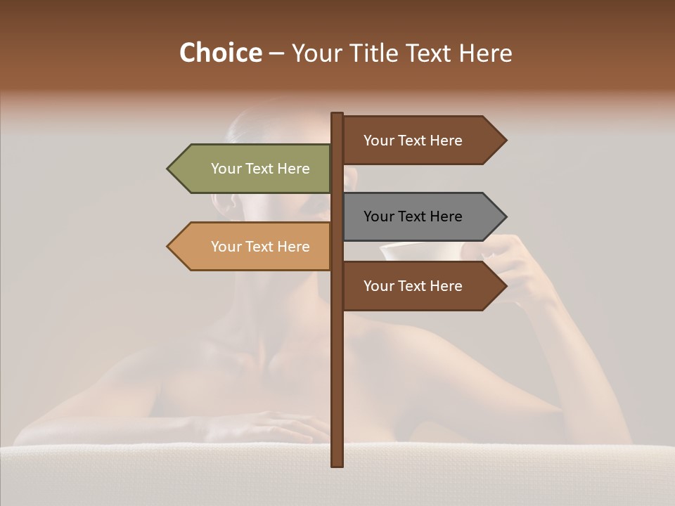 Coffee Fashion Dark PowerPoint Template