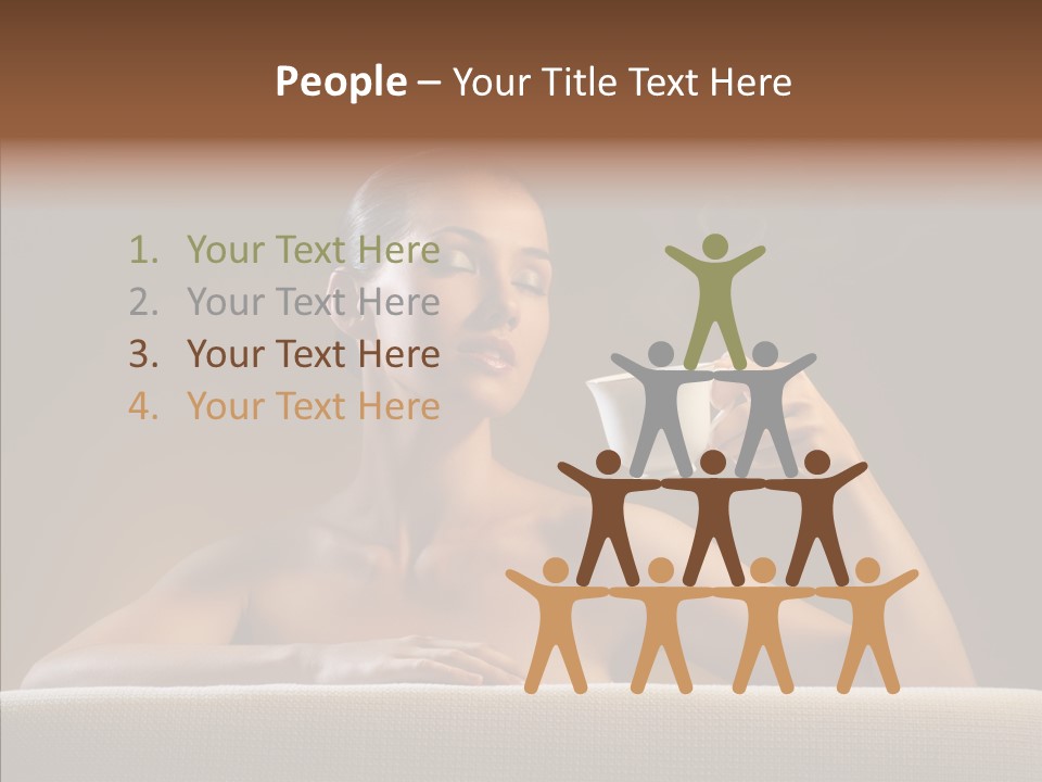 Coffee Fashion Dark PowerPoint Template