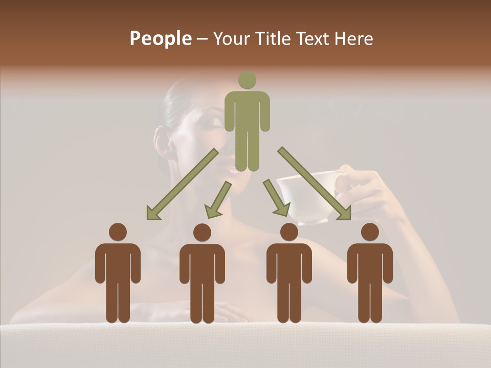 Coffee Fashion Dark PowerPoint Template