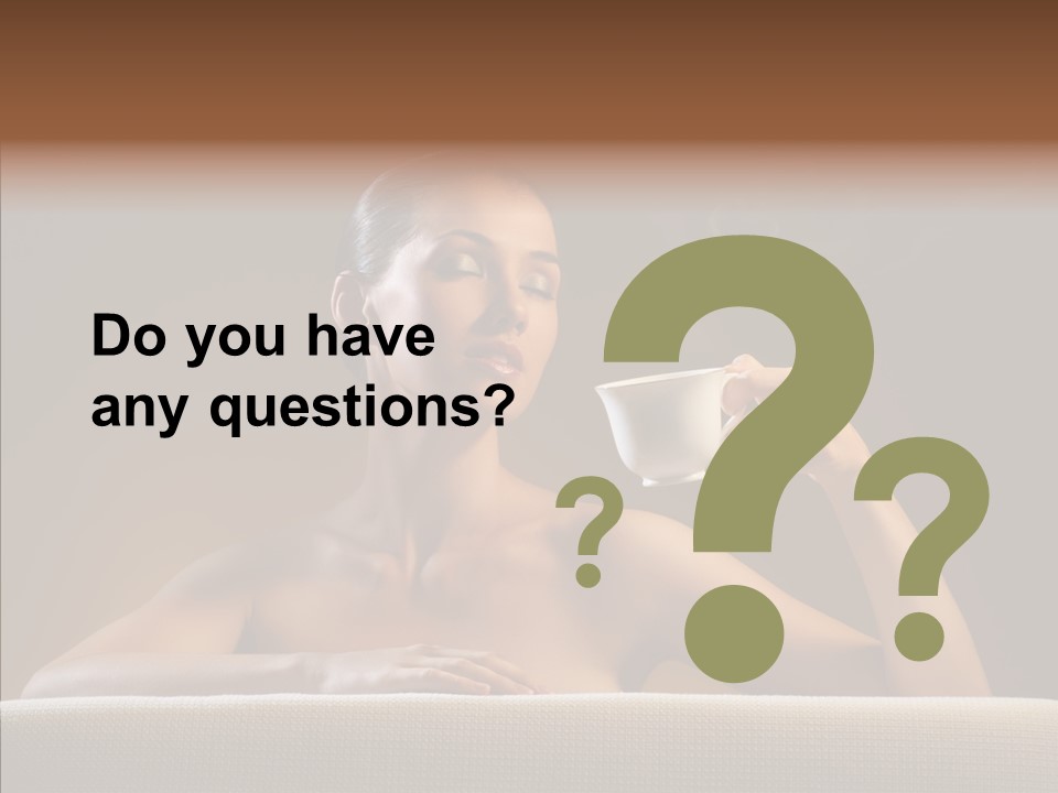 Coffee Fashion Dark PowerPoint Template