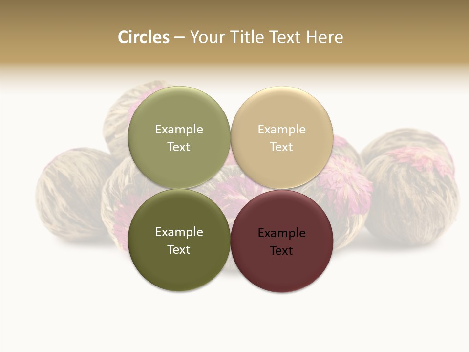 Flower Drink Lifestyle PowerPoint Template