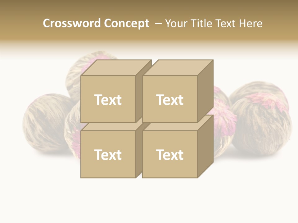 Flower Drink Lifestyle PowerPoint Template