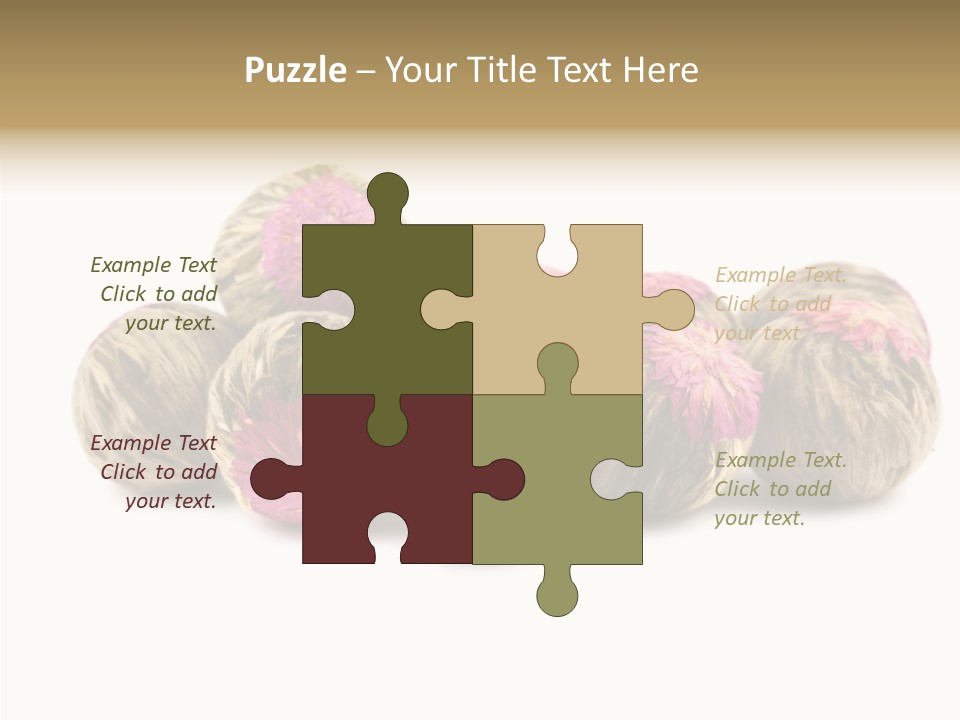 Flower Drink Lifestyle PowerPoint Template