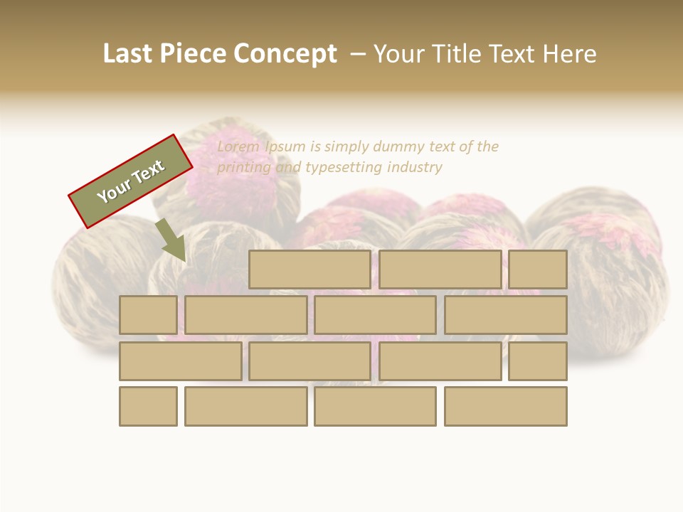 Flower Drink Lifestyle PowerPoint Template