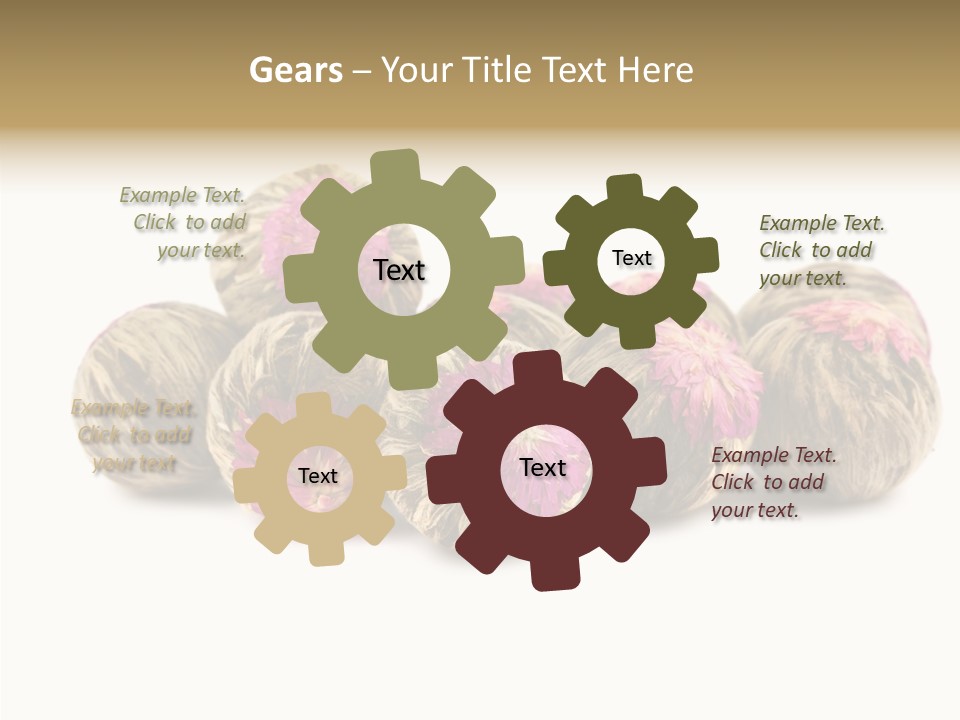 Flower Drink Lifestyle PowerPoint Template