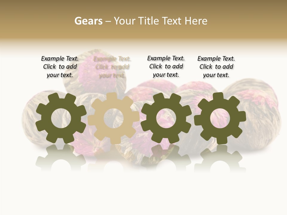 Flower Drink Lifestyle PowerPoint Template