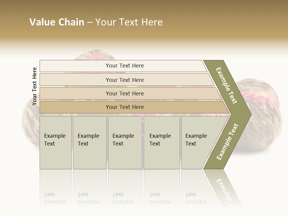 Flower Drink Lifestyle PowerPoint Template