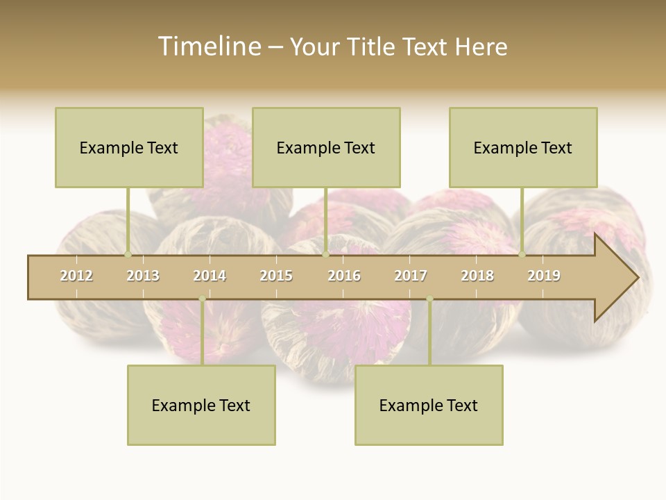 Flower Drink Lifestyle PowerPoint Template