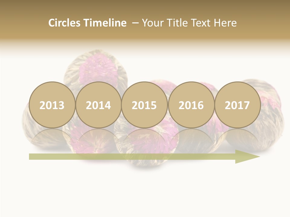 Flower Drink Lifestyle PowerPoint Template