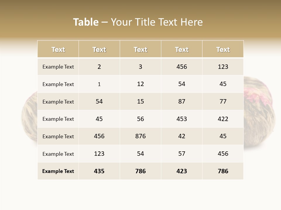 Flower Drink Lifestyle PowerPoint Template