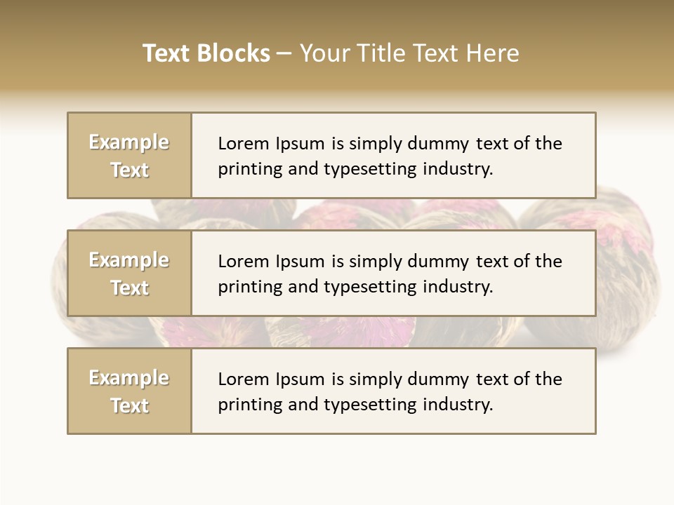 Flower Drink Lifestyle PowerPoint Template