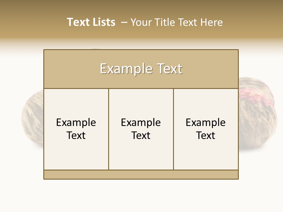 Flower Drink Lifestyle PowerPoint Template