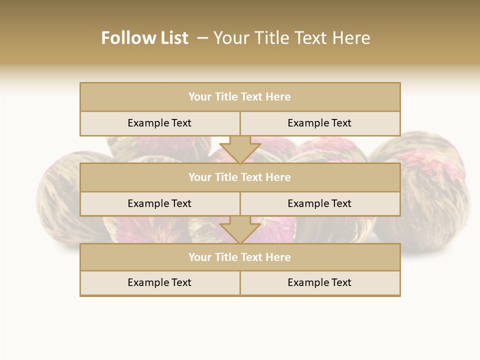Flower Drink Lifestyle PowerPoint Template