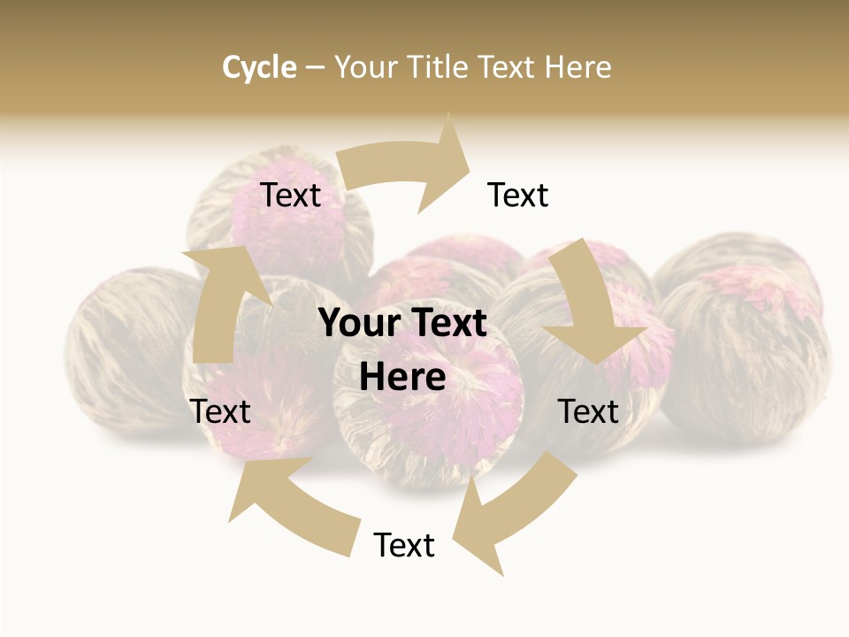 Flower Drink Lifestyle PowerPoint Template