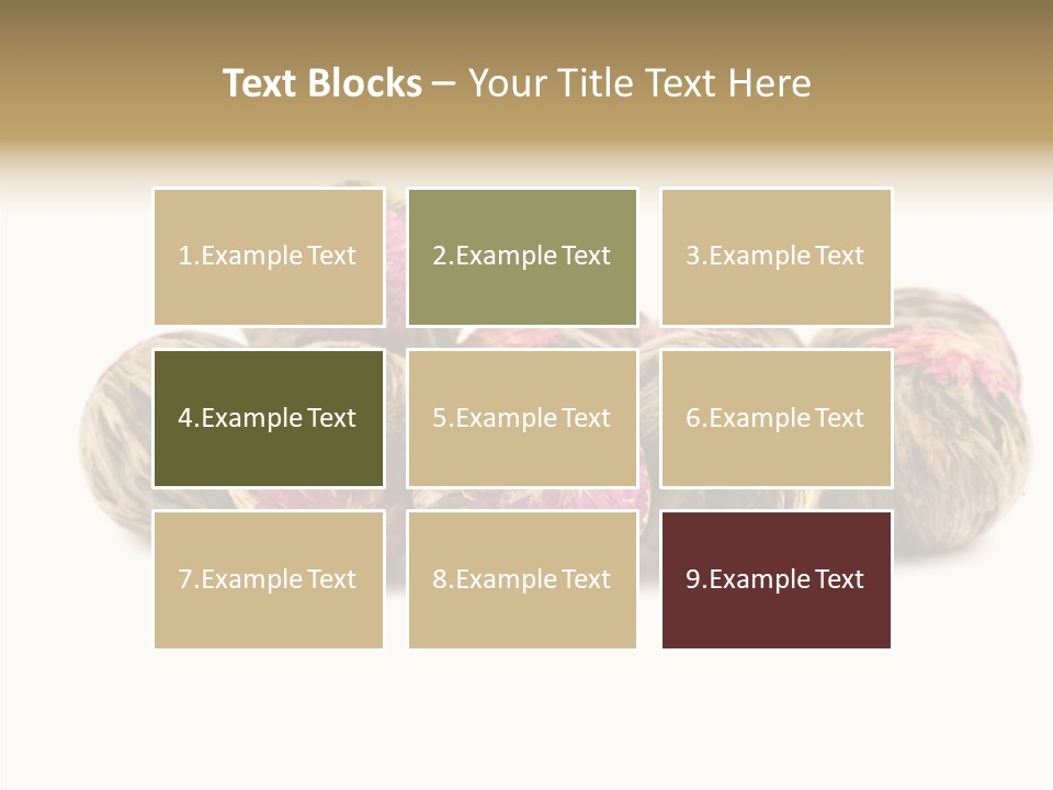 Flower Drink Lifestyle PowerPoint Template