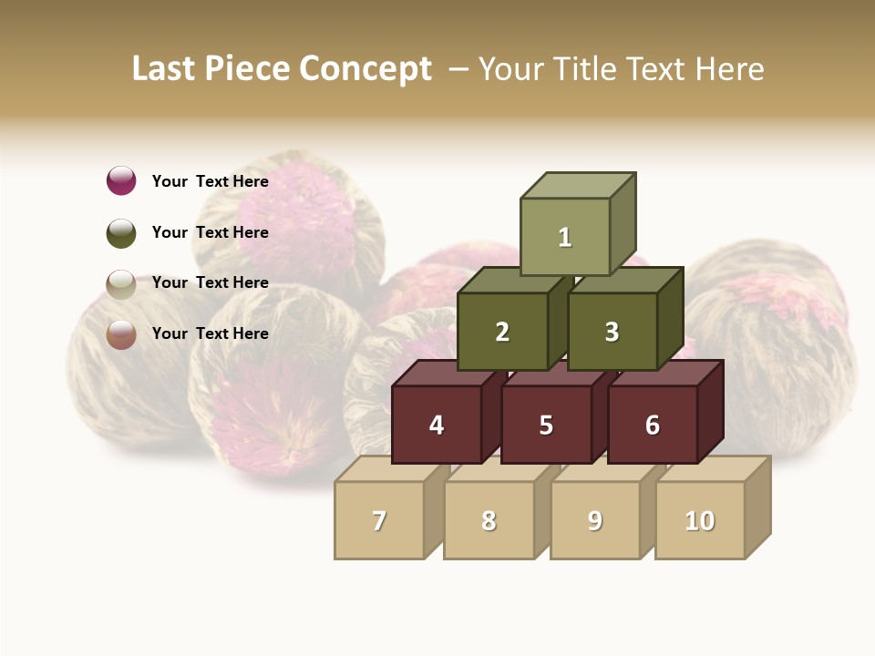 Flower Drink Lifestyle PowerPoint Template