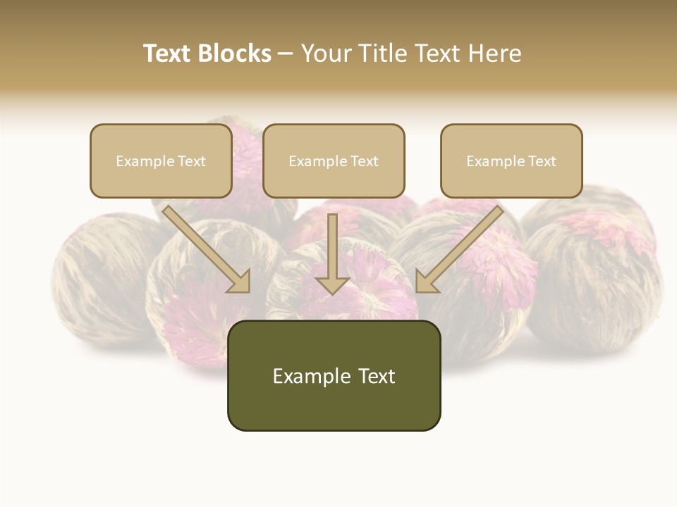 Flower Drink Lifestyle PowerPoint Template