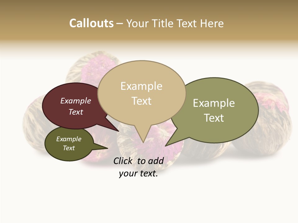 Flower Drink Lifestyle PowerPoint Template