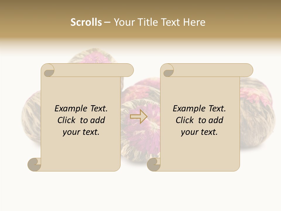 Flower Drink Lifestyle PowerPoint Template