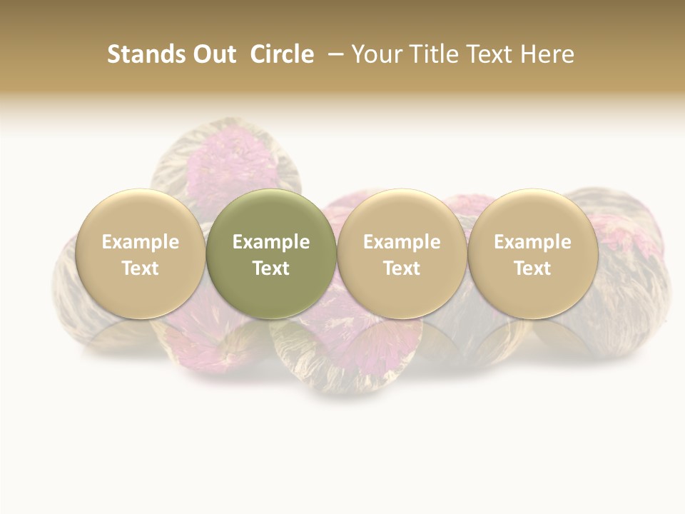 Flower Drink Lifestyle PowerPoint Template