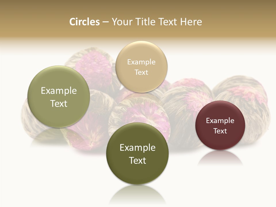 Flower Drink Lifestyle PowerPoint Template