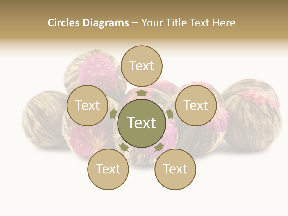 Flower Drink Lifestyle PowerPoint Template