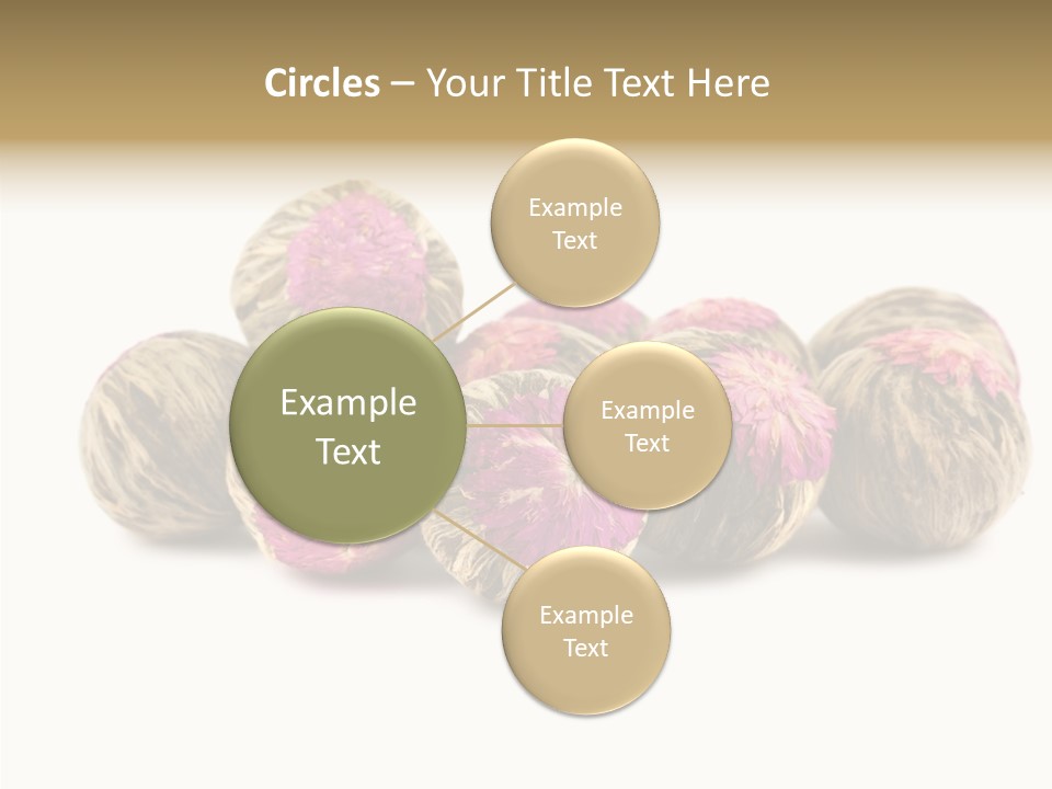 Flower Drink Lifestyle PowerPoint Template