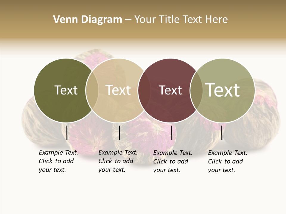 Flower Drink Lifestyle PowerPoint Template