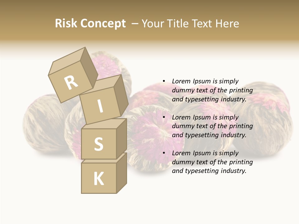 Flower Drink Lifestyle PowerPoint Template