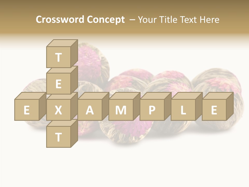 Flower Drink Lifestyle PowerPoint Template