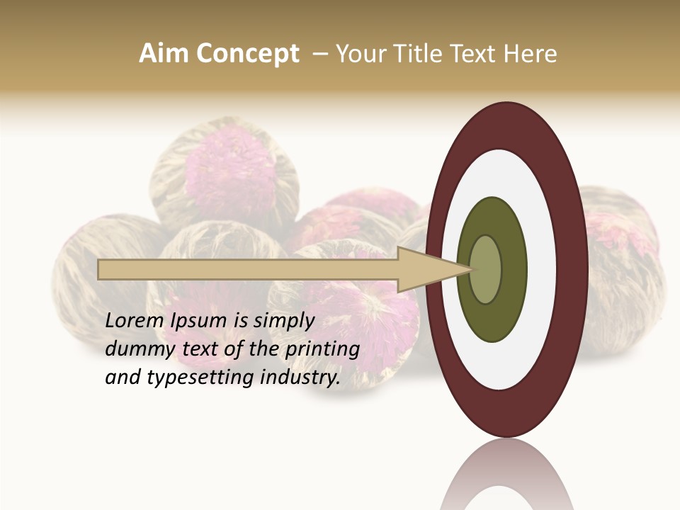 Flower Drink Lifestyle PowerPoint Template