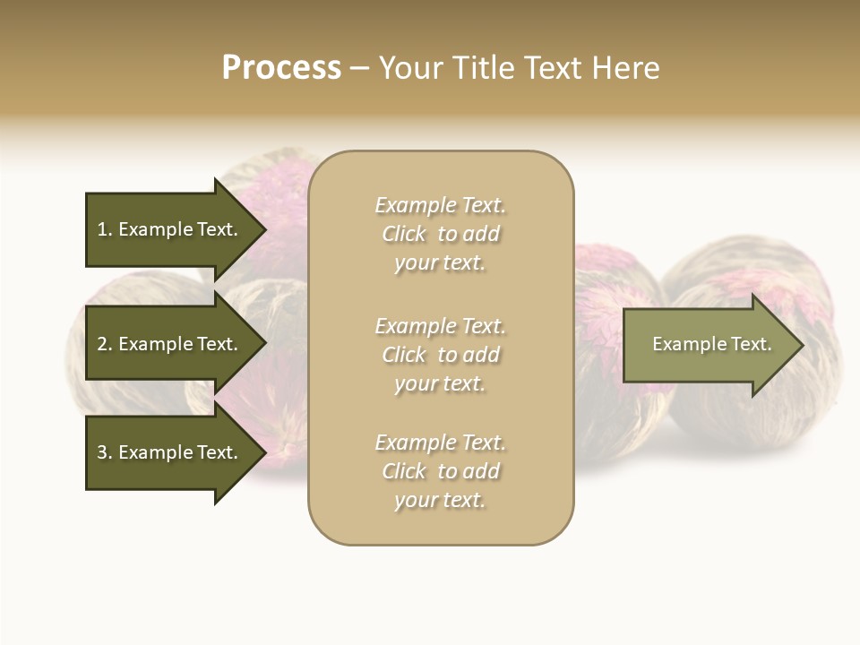 Flower Drink Lifestyle PowerPoint Template
