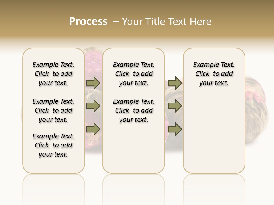 Flower Drink Lifestyle PowerPoint Template