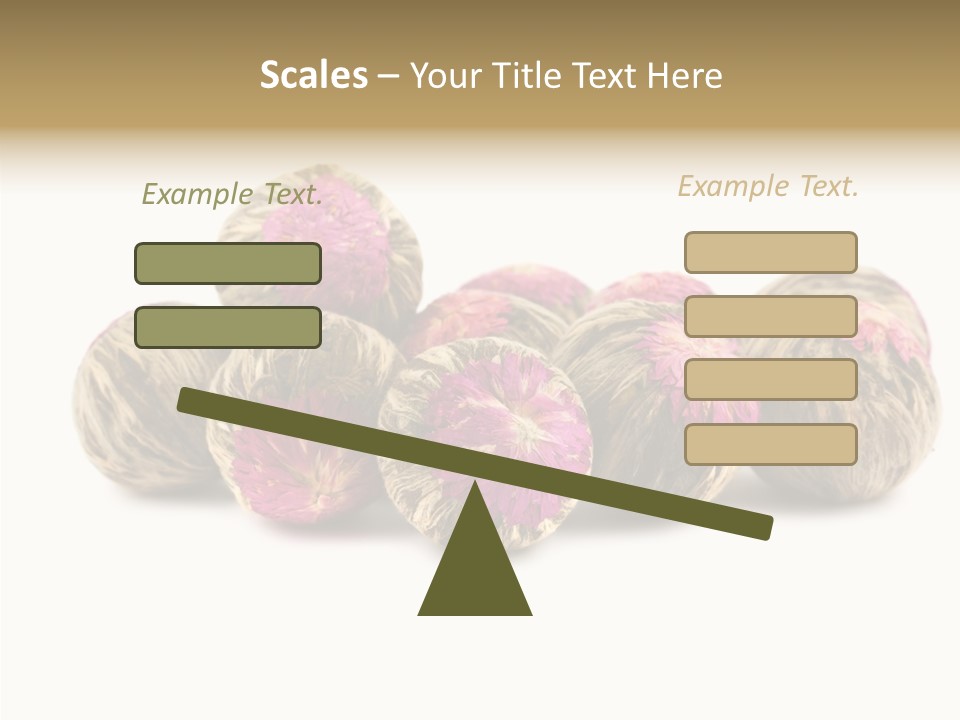 Flower Drink Lifestyle PowerPoint Template