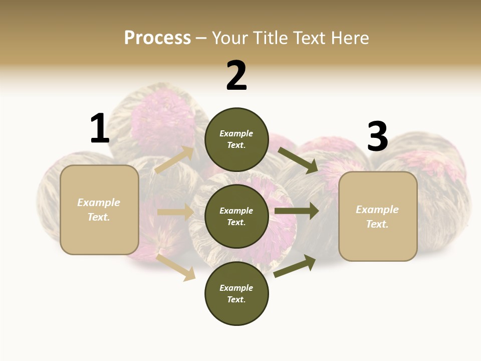 Flower Drink Lifestyle PowerPoint Template