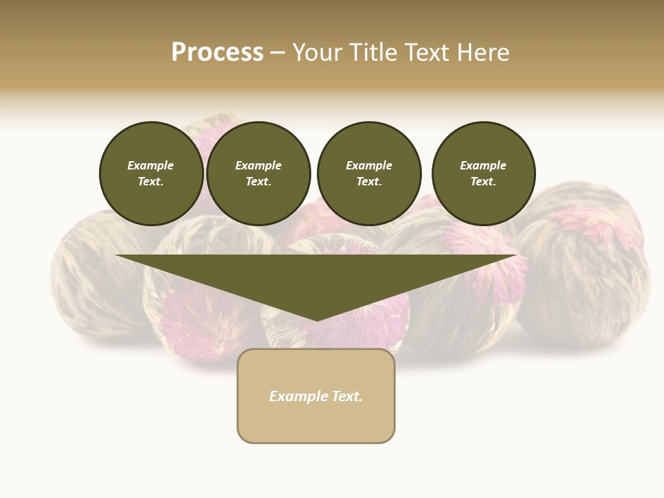 Flower Drink Lifestyle PowerPoint Template