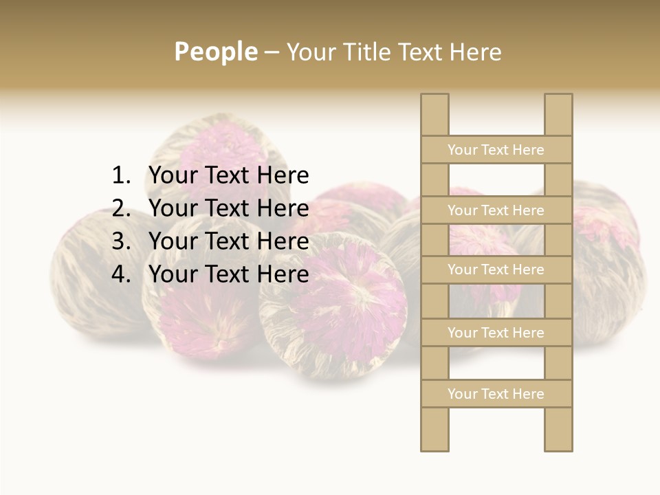 Flower Drink Lifestyle PowerPoint Template