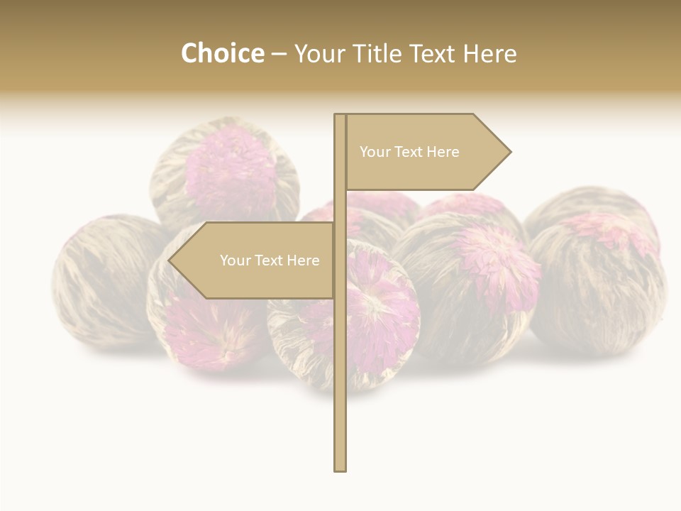 Flower Drink Lifestyle PowerPoint Template